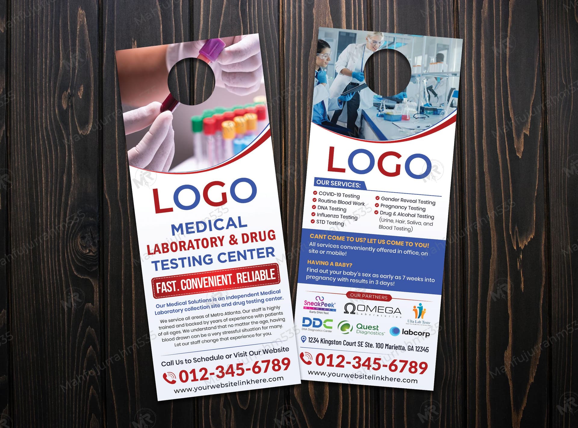 Medical Laboratory and Drug Testing Center Door Hanger Design Medical Laboratory and Drug Testing Center Door Hanger Design.jpg