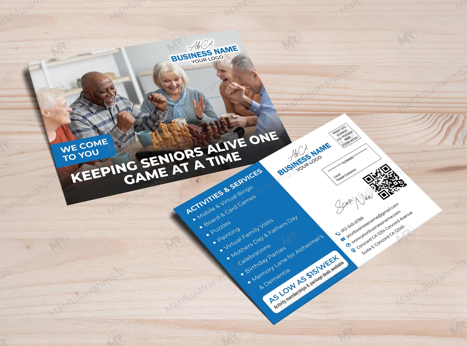 Senior Activities Postcard Design Senior Activities Postcard Design.jpg