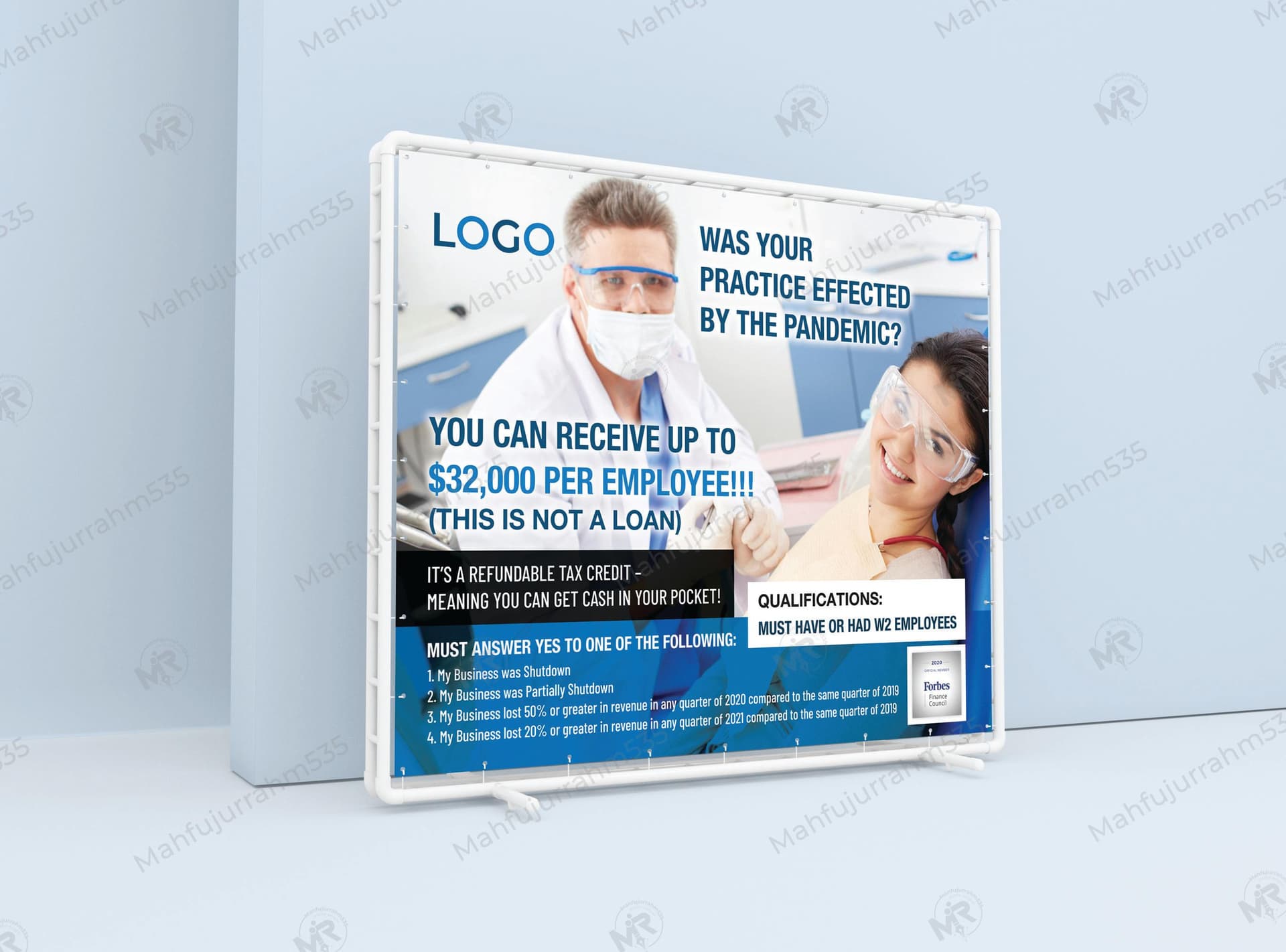 Dental Services Trade Show Banner Design Dental Services Trade Show Banner Design.jpg