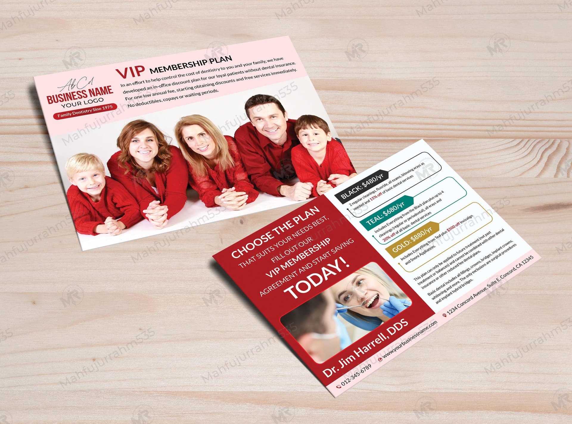 Dental Services Membership Plan Postcard Design Dental Services Membership Plan Postcard Design 2.jpg