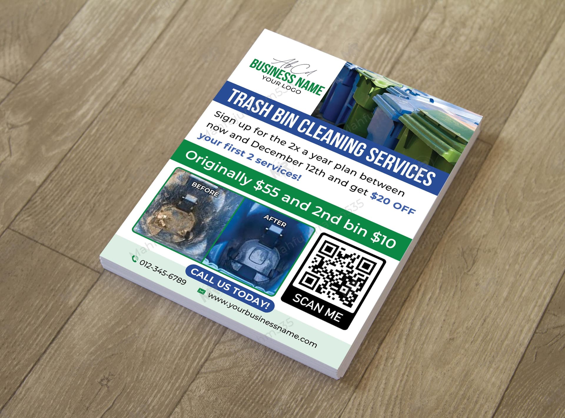 Trash Bin Cleaning Services Flyer Design Trash Bin Cleaning Services Flyer Design.jpg