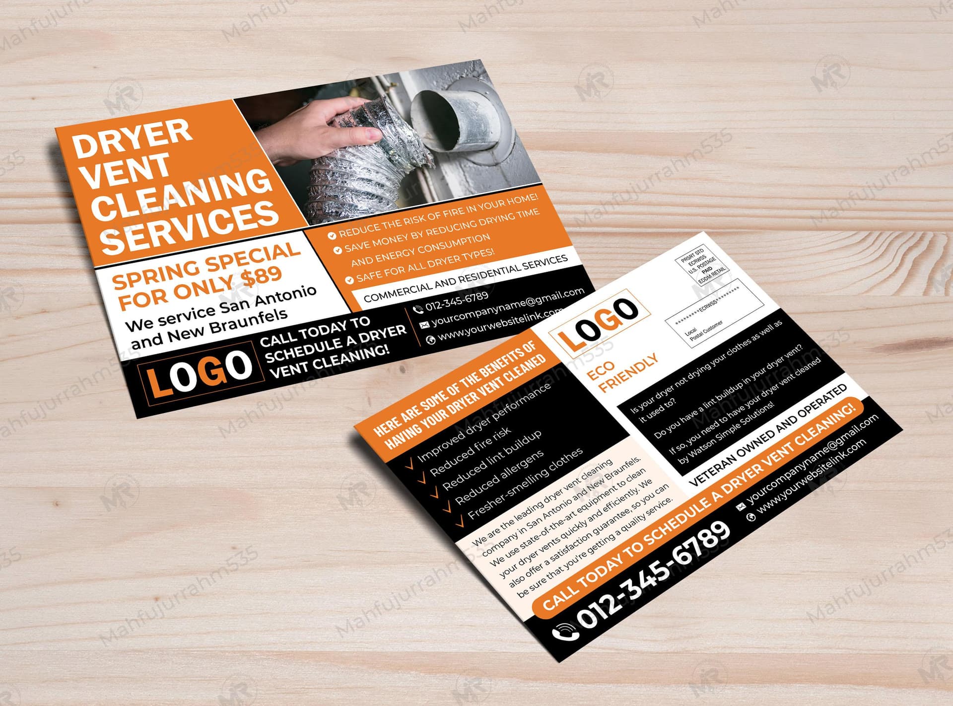 Dryer Vent Cleaning Services Postcard Design Dryer Vent Cleaning Services Postcard Design.jpg