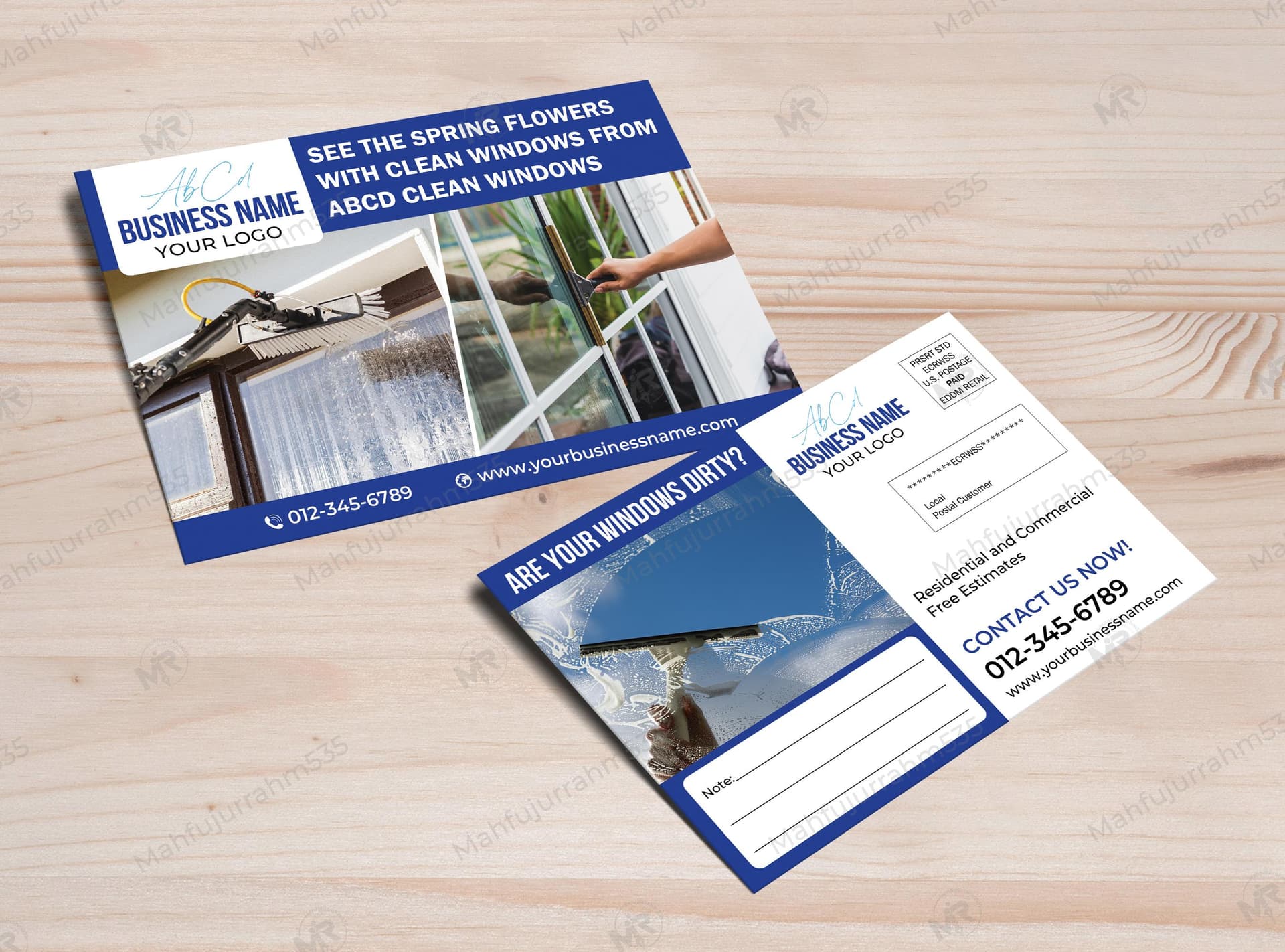 Window Cleaning Postcard Design Window Cleaning Postcard Design.jpg