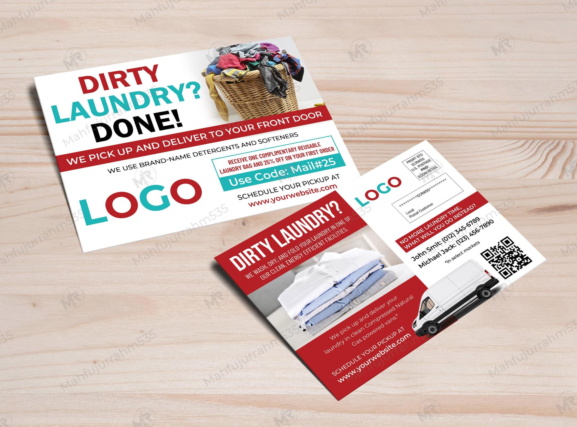 Dry Cleaning Services Postcard Design Dry Cleaning Services Postcard Design.jpg