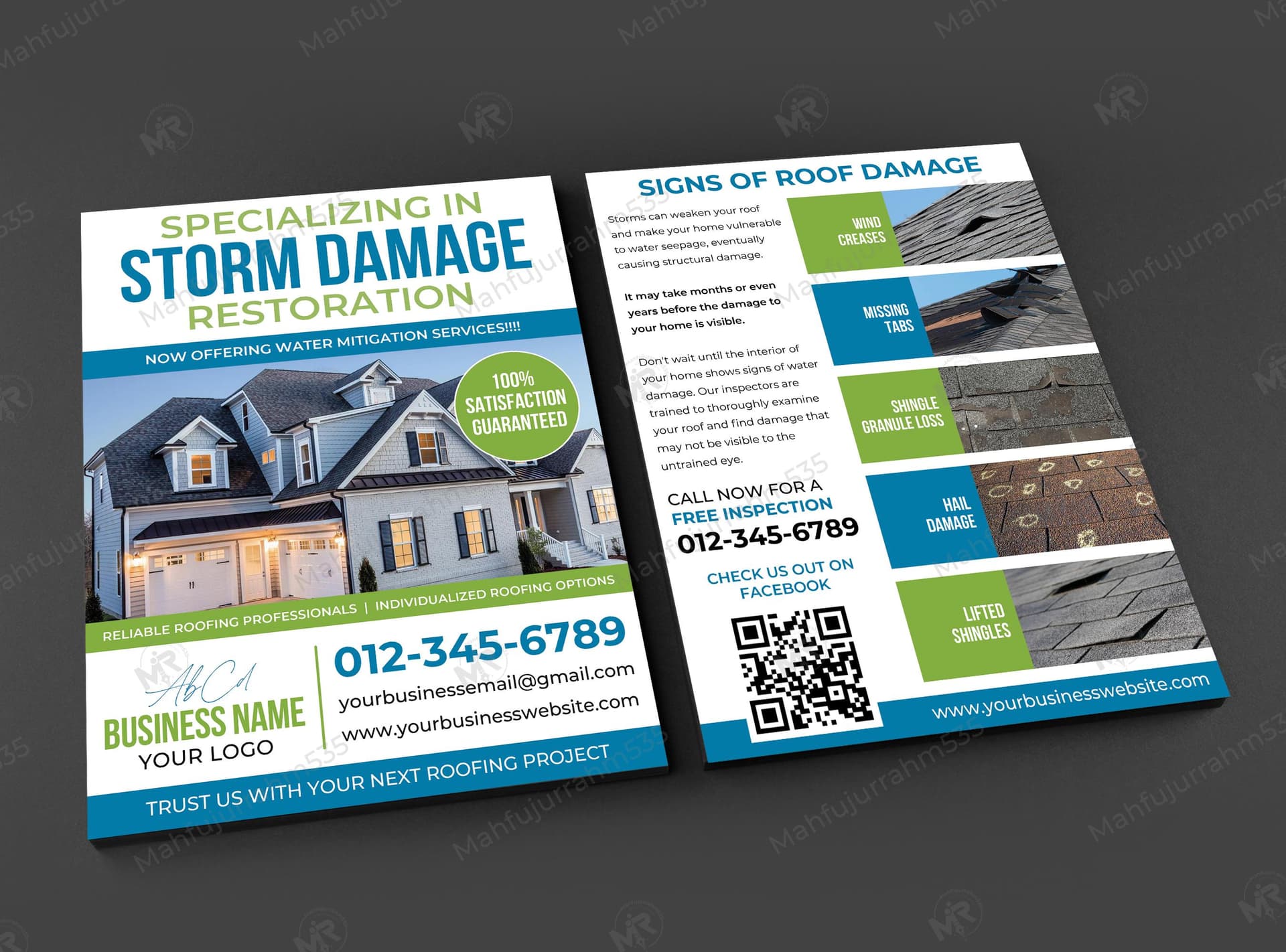 Storm Damage and Restoration Services Flyer Design Storm Damage and Restoration Services Flyer Design.jpg