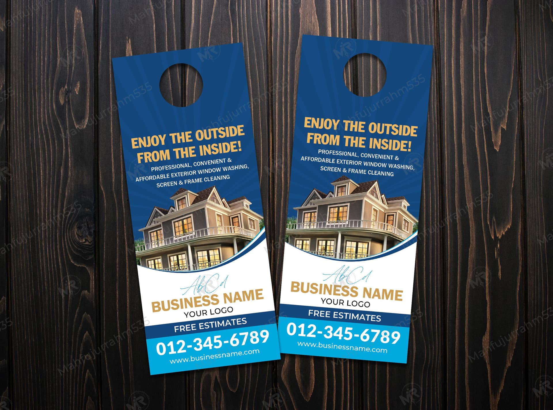 Exterior Window Washing Service Door Hanger Design Exterior Window Washing Service Door Hanger Design.jpg