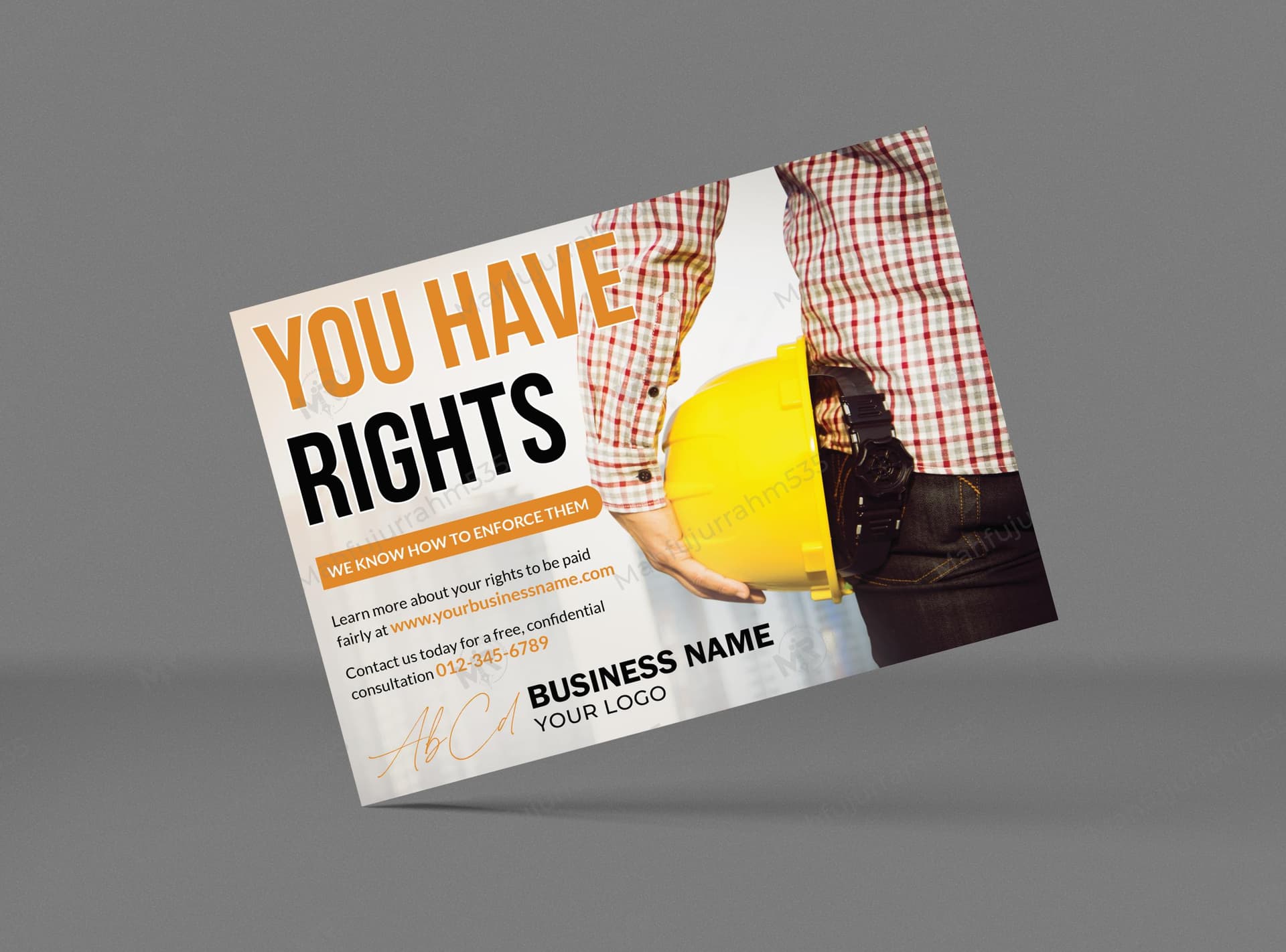 Construction Worker and Contractor Flyer Design Construction Worker and Contractor Flyer Design 1.jpg