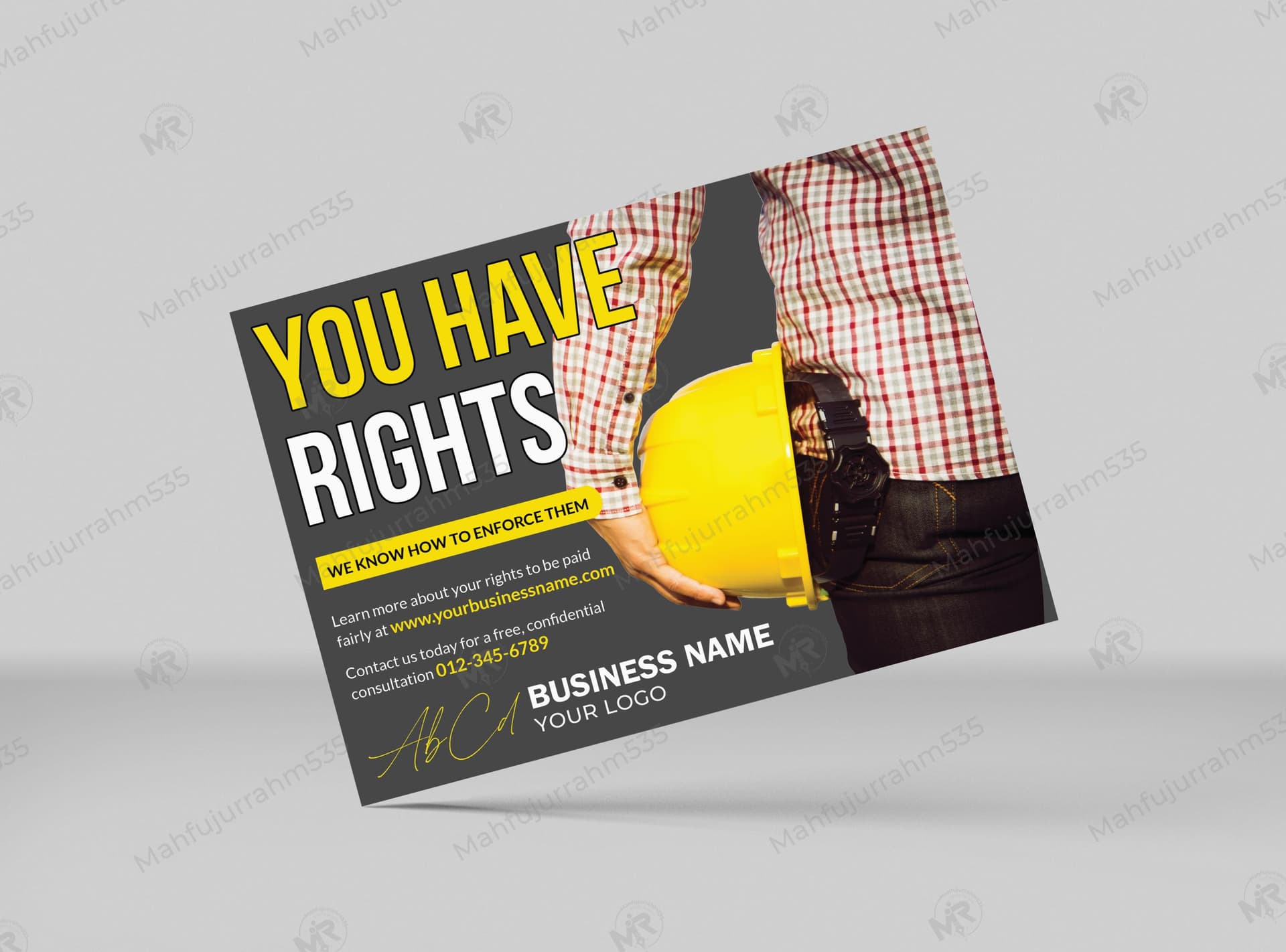 Construction Worker and Contractor Flyer Design Construction Worker and Contractor Flyer Design 2.jpg