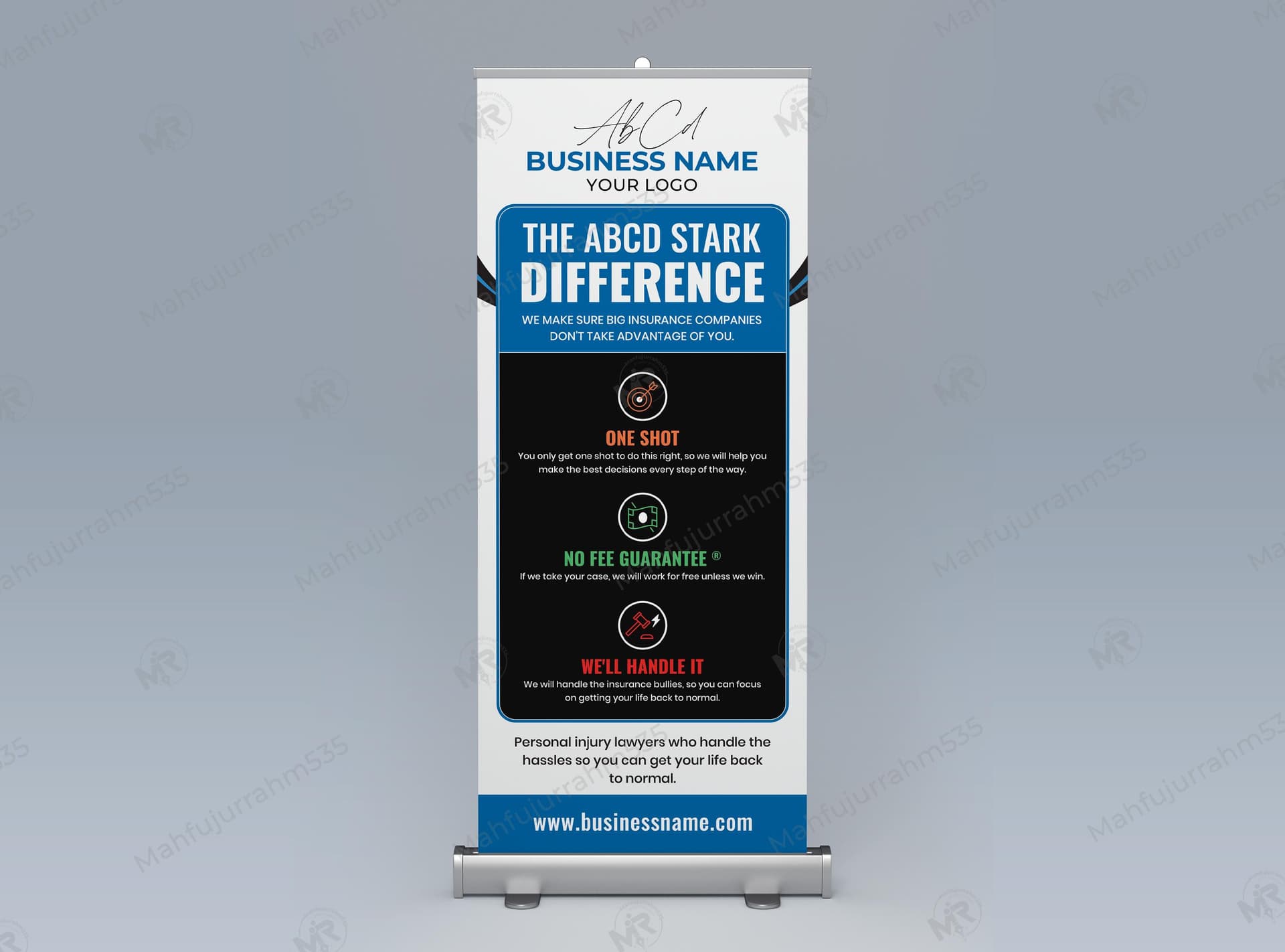 Personal Injury Lawyer Rollup Banner Design Personal Injury Lawyer Rollup Banner Design.jpg