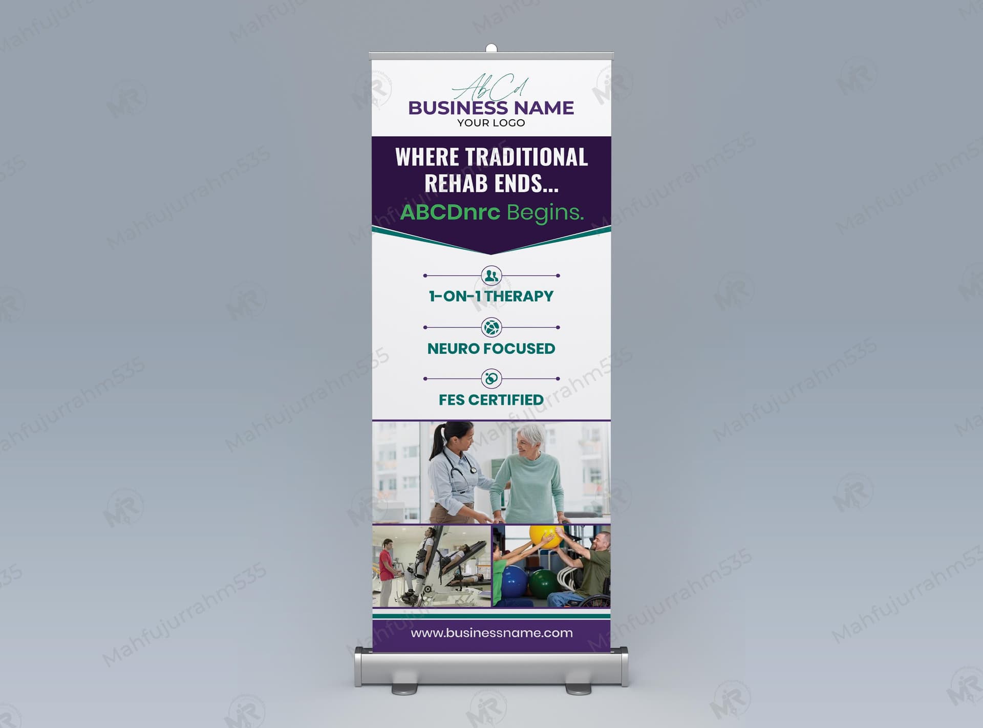 Specialized Neurological Rehabilitation Center Rollup Banner Design Specialized Neurological Rehabilitation Center Rollup Banner Design 2.jpg