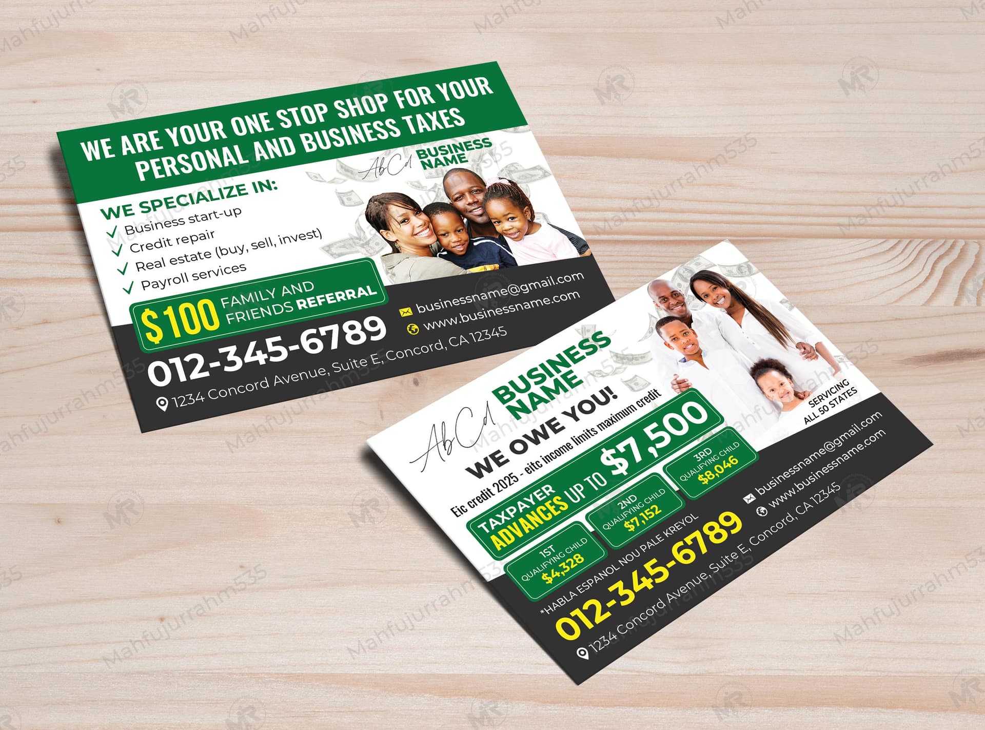 Tax Services Provider Postcard Design Tax Services Provider Postcard Design 1.jpg
