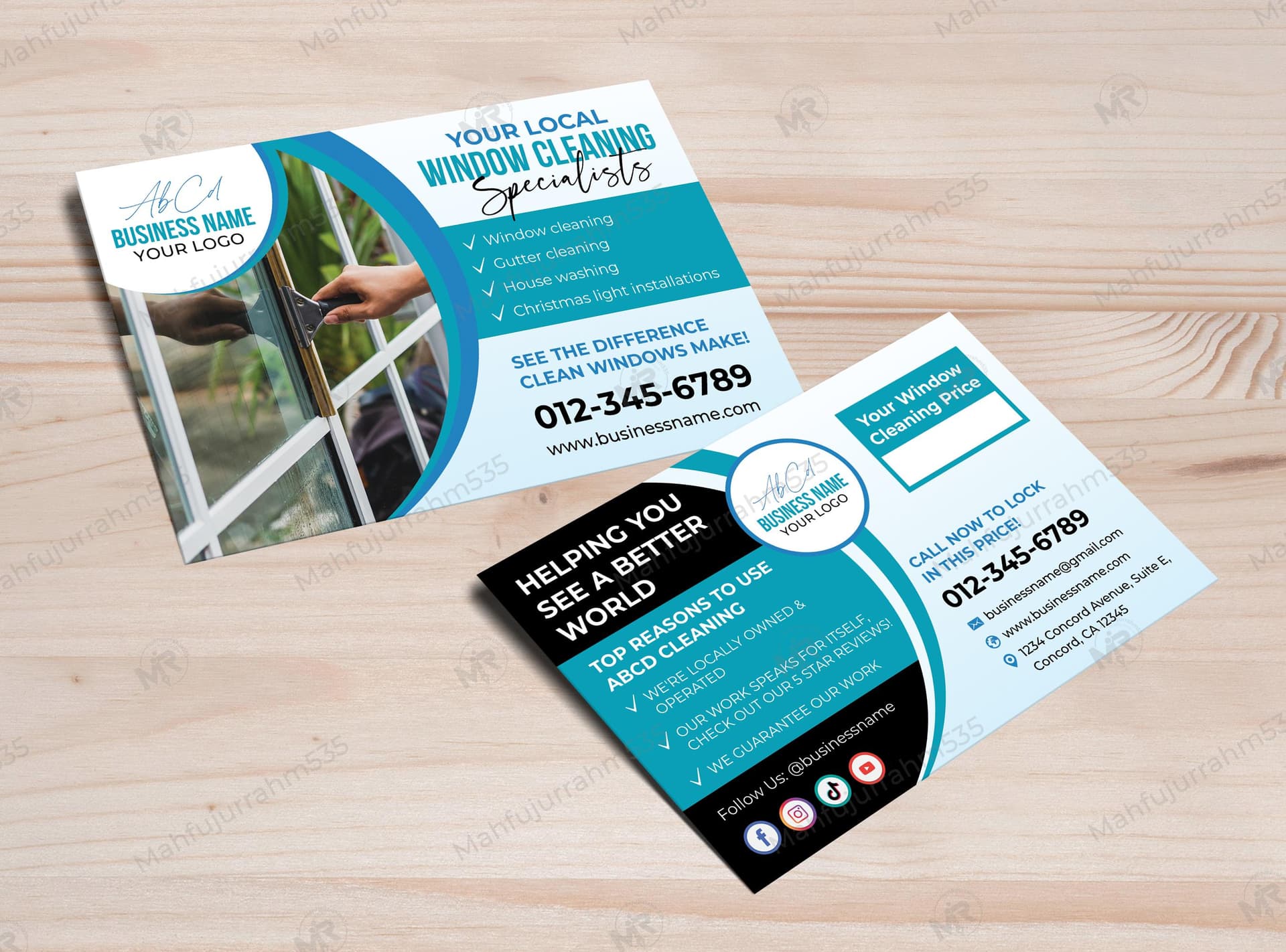Window Cleaning Specialists Postcard Design for Professional Exterior Maintenance Window Cleaning Specialists Postcard Design for Professional Exterior Maintenance.jpg