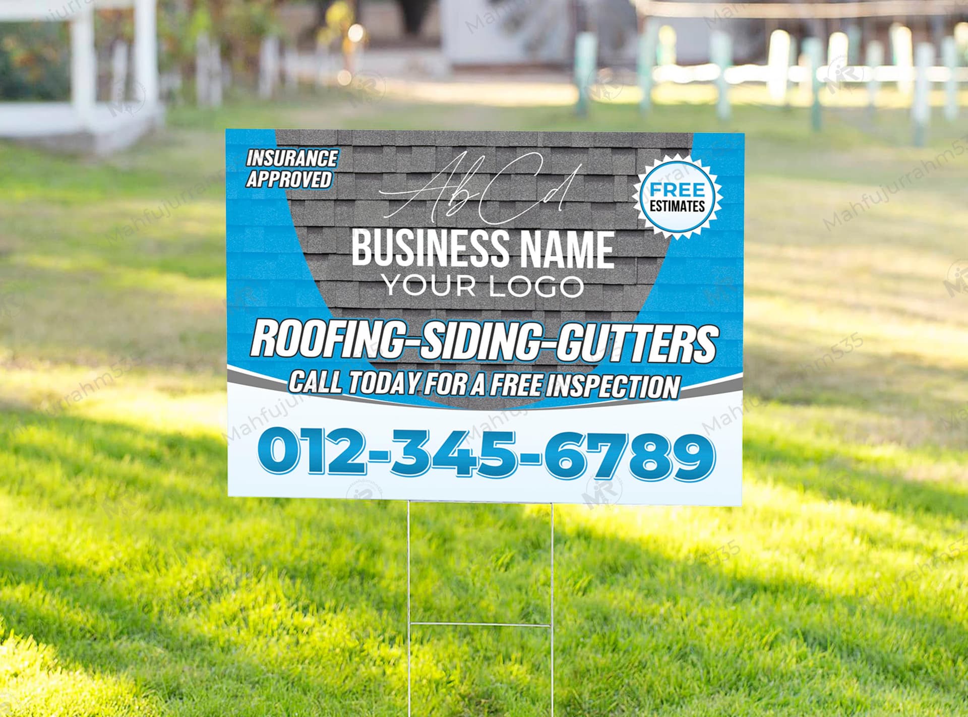 Roofing, Siding, and Gutter Yard Sign Design for Exterior Home Contractors Roofing, Siding, and Gutter Yard Sign Design for Exterior Home Contractors.jpg