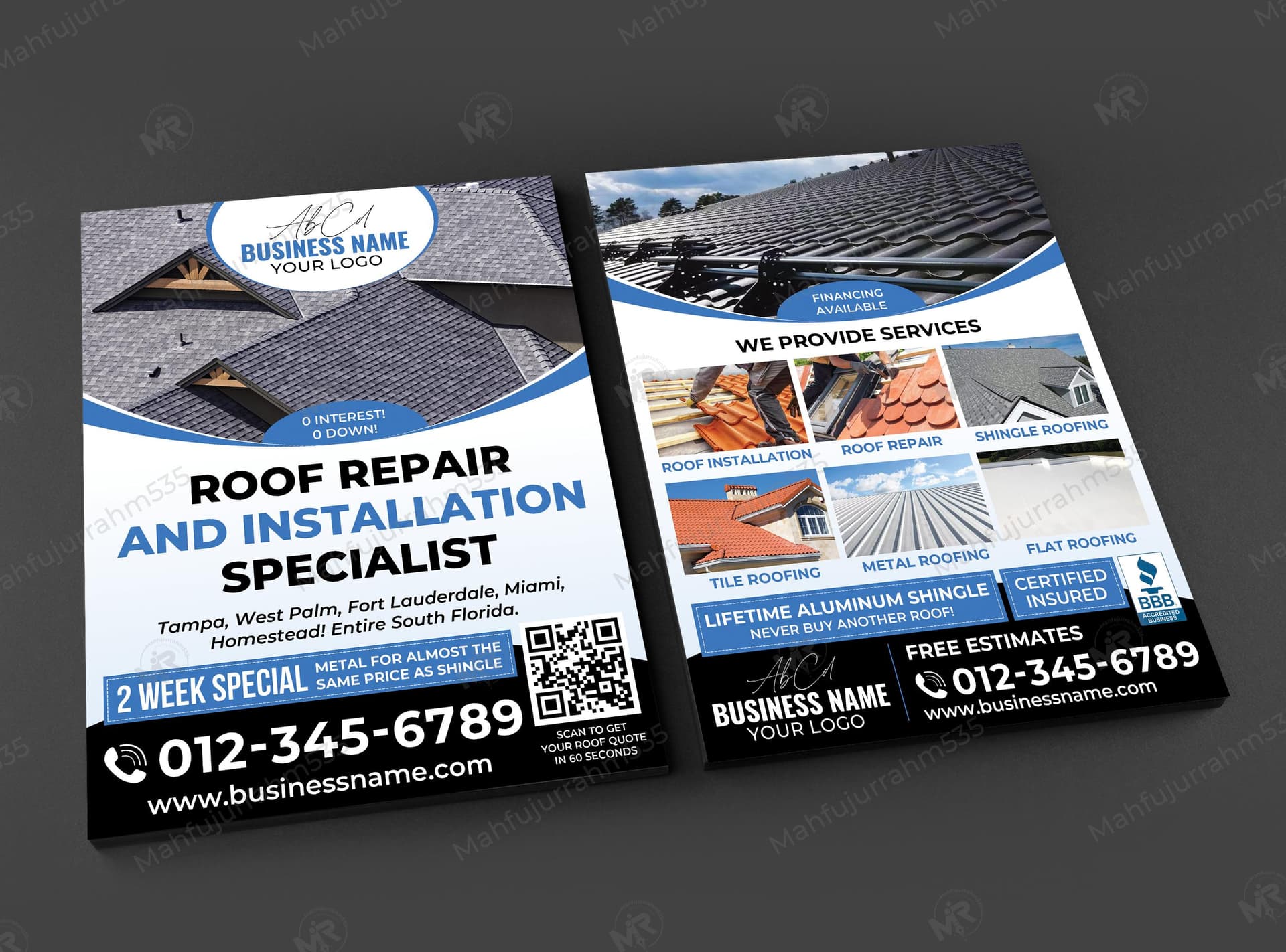 Roofing Services Flyer Design – Professional Roof Repair and Installation Template Roofing Services Flyer Design â Professional Roof Repair & Installation Template 3.jpg