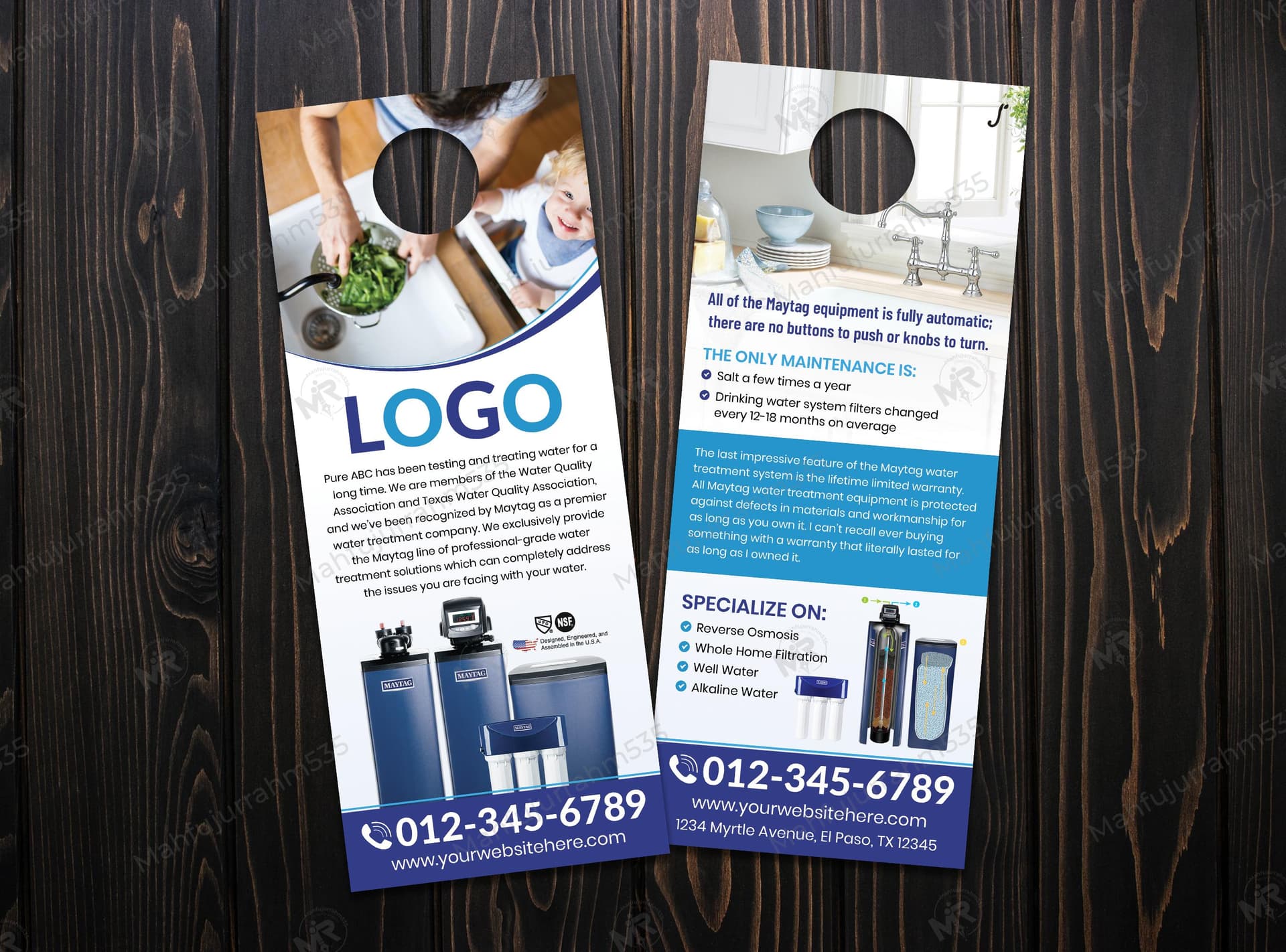 Water Filtration Door Hanger Design – Professional Maytag Water Treatment Template Water Filtration Door Hanger Design â Professional Maytag Water Treatment Template.jpg