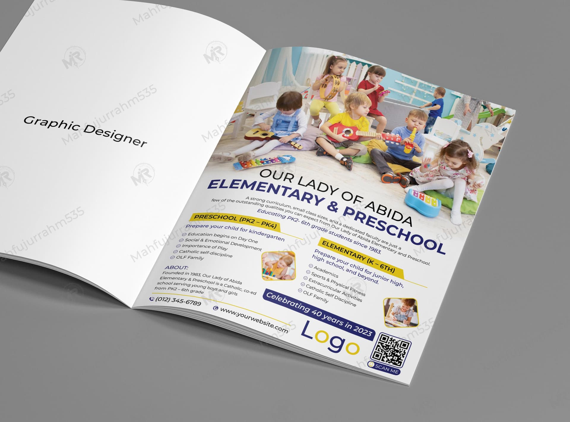 Elementary and Preschool Magazine Ad Design - Professional School Enrollment Template Elementary and Preschool Magazine Ad Design - Professional School Enrollment Template.jpg