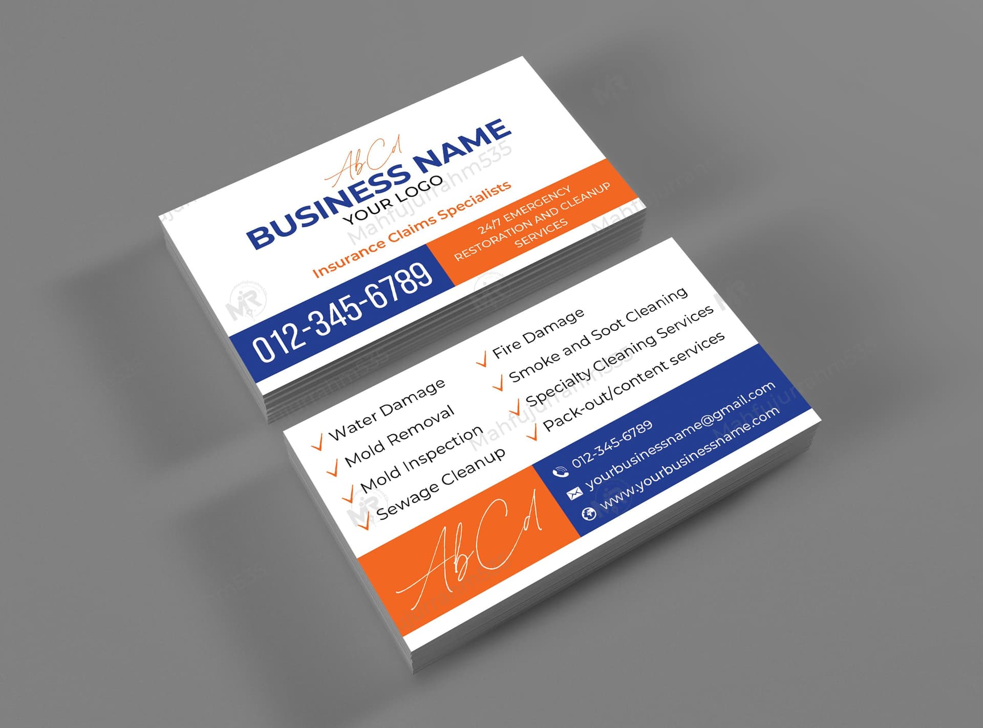 Restoration and Cleanup Services Business Card Design - Professional Insurance Claims Specialist Template Restoration and Cleanup Services Business Card Design - Professional Insurance Claims Specialist Template.jpg