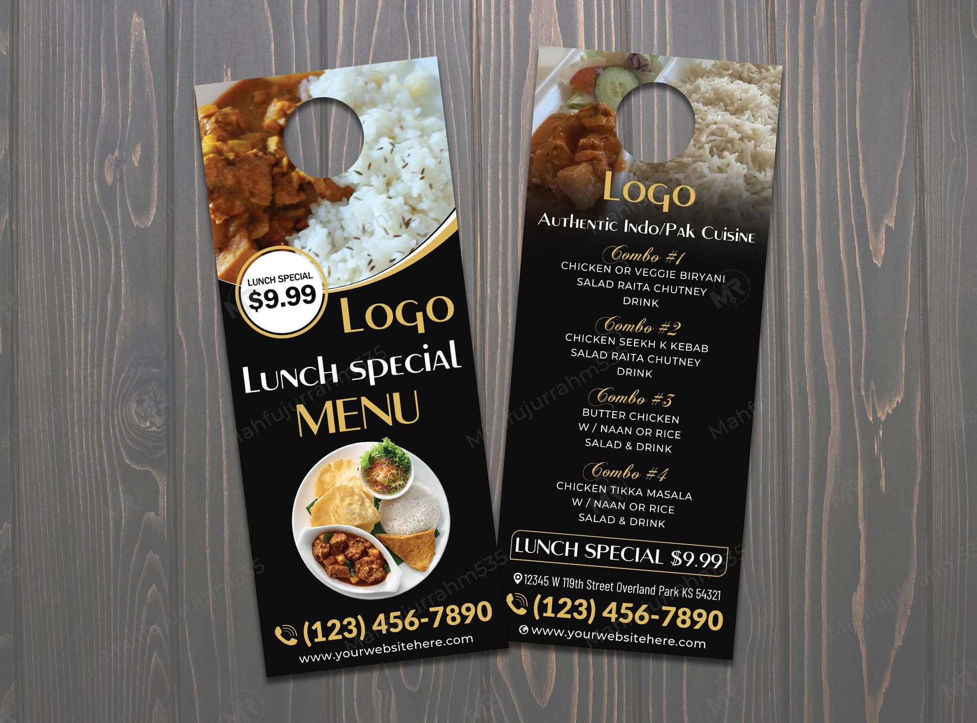 Food - Beverage Door Hanger Design for Authentic Indo/Pak Cuisine Food - Beverage Door Hanger Design for Authentic IndoPak Cuisine.jpg