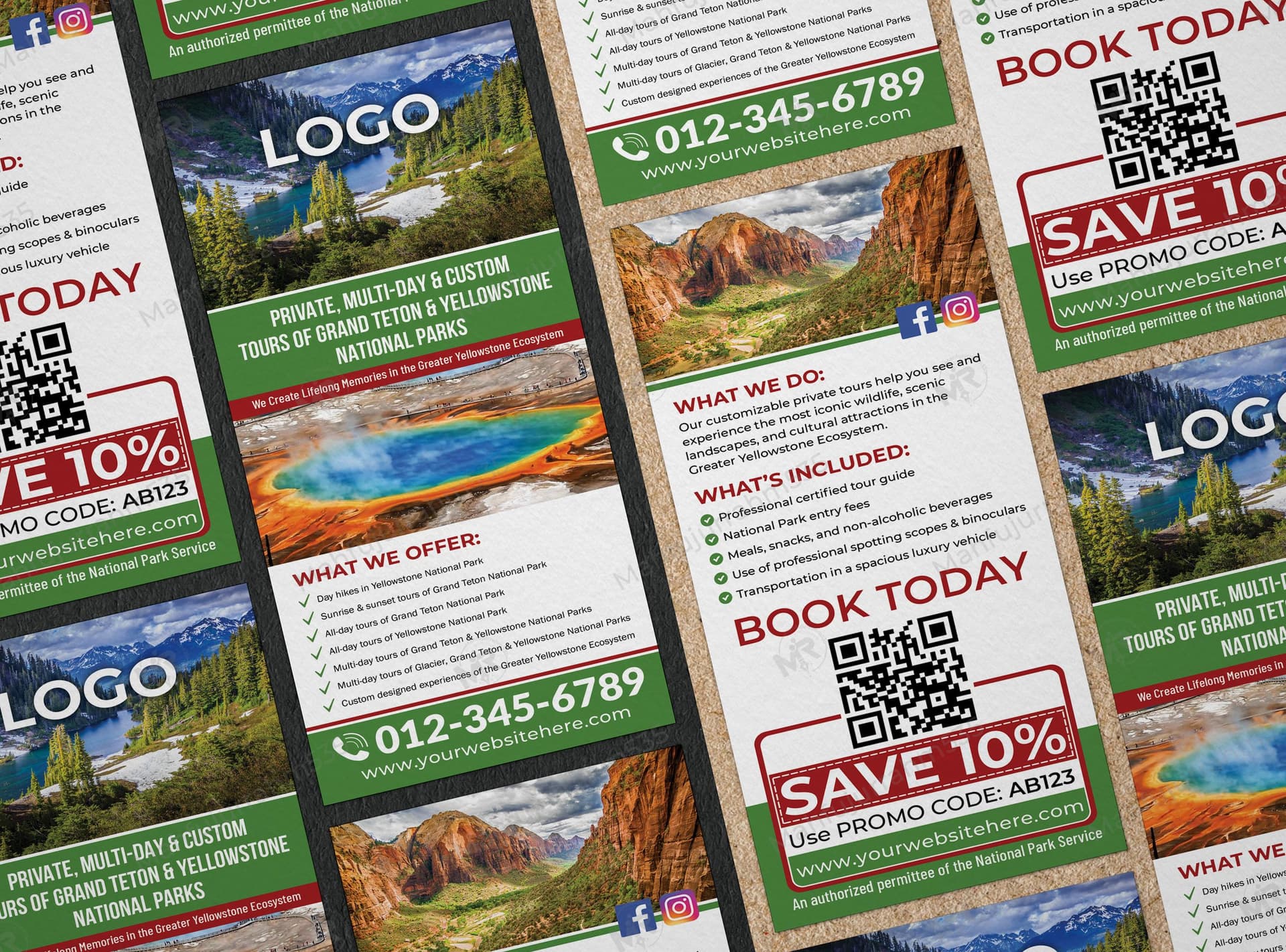 Travel - Tourism Rack Card Design for National Park Private Tours Travel - Tourism Rack Card Design for National Park Private Tours.jpg