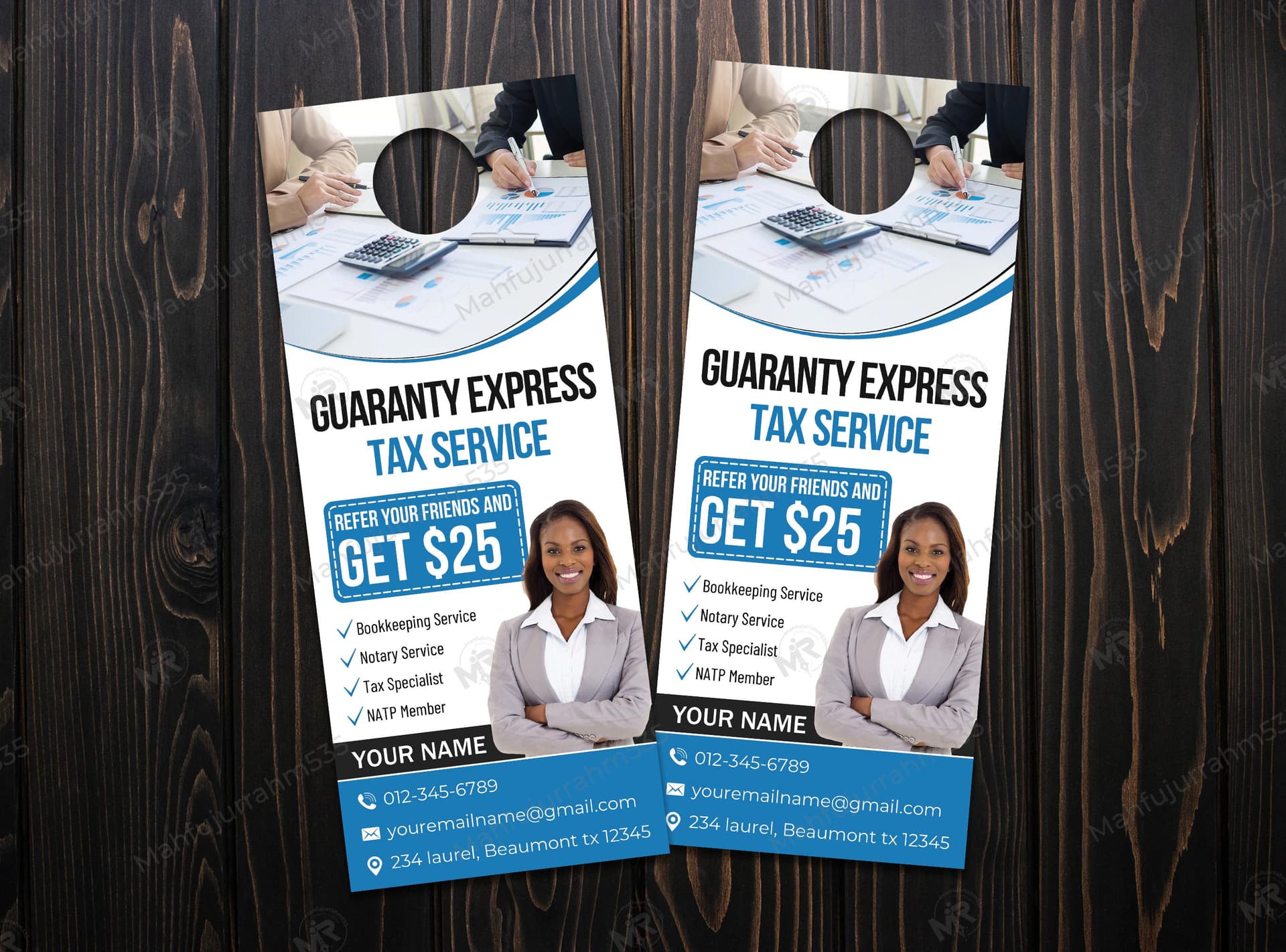 Tax Services Door Hanger Design for Professional Accounting and Bookkeeping Agencies Tax Services Door Hanger Design for Professional Accounting and Bookkeeping Agencies 1.jpg
