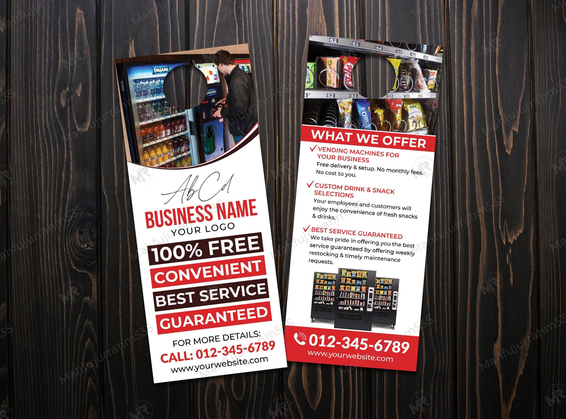 Vending Machine Service Door Hanger Design Template Vending Machine Service Door Hanger Design Template.jpg