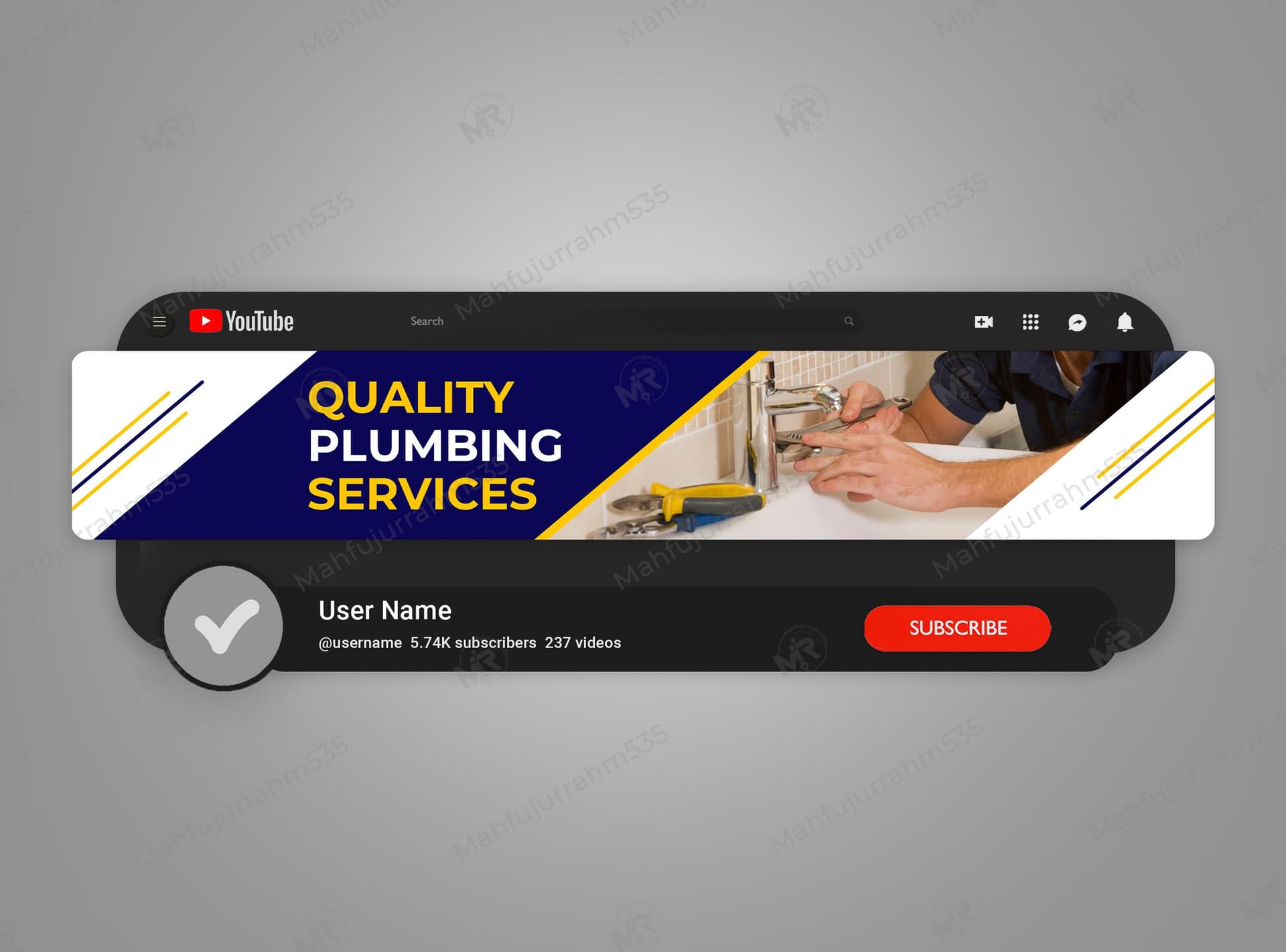 Plumbing Services YouTube Banner Design Template for Professional Plumbers Plumbing Services YouTube Banner Design Template for Professional Plumbers.jpg