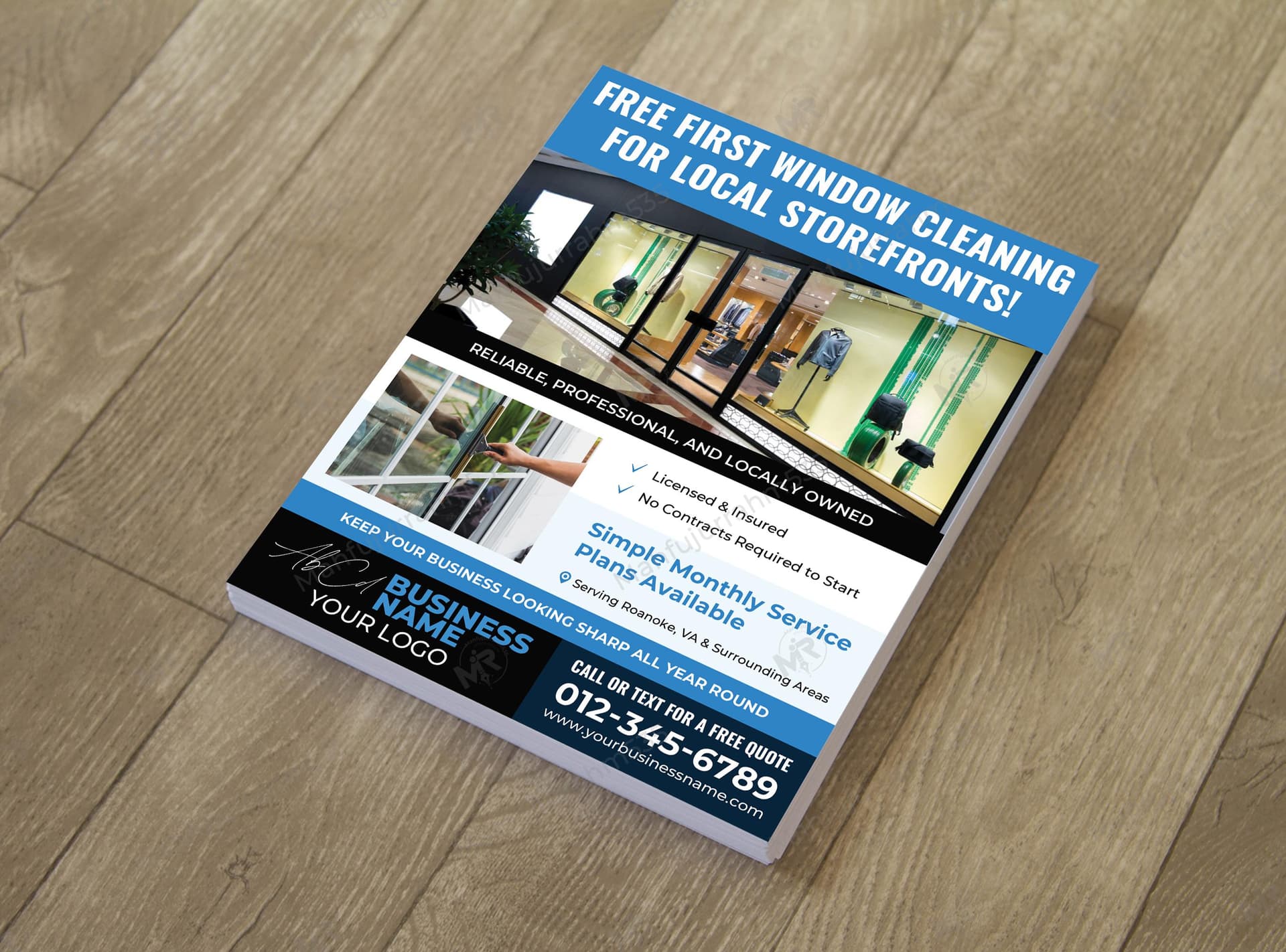 Window Cleaning Flyer Design Template for Professional Storefront Services Window Cleaning Flyer Design for Professional Storefront Services.jpg