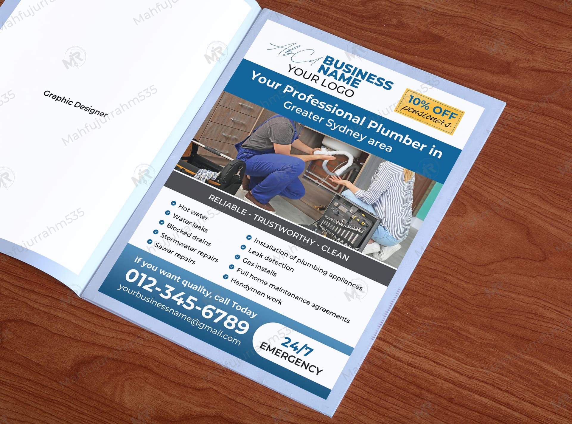 Plumbing Services Magazine Ad Design Template for Professional Plumbers Plumbing Services Magazine Ad Design Template for Professional Plumbers.jpg
