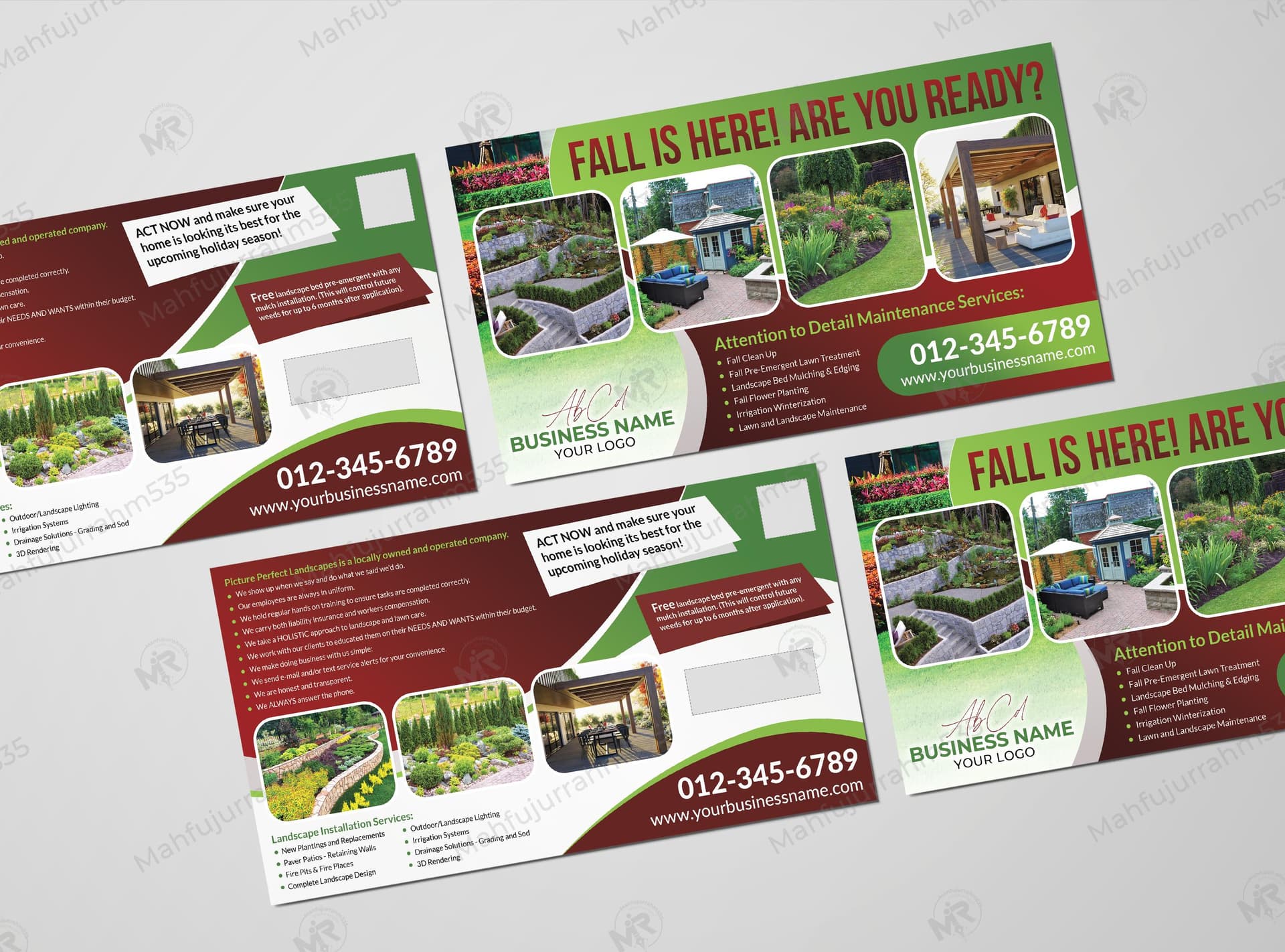 Fall Cleanup and Landscaping Service Postcard Design Template Fall Cleanup and Landscaping Service Postcard Design Template.jpg
