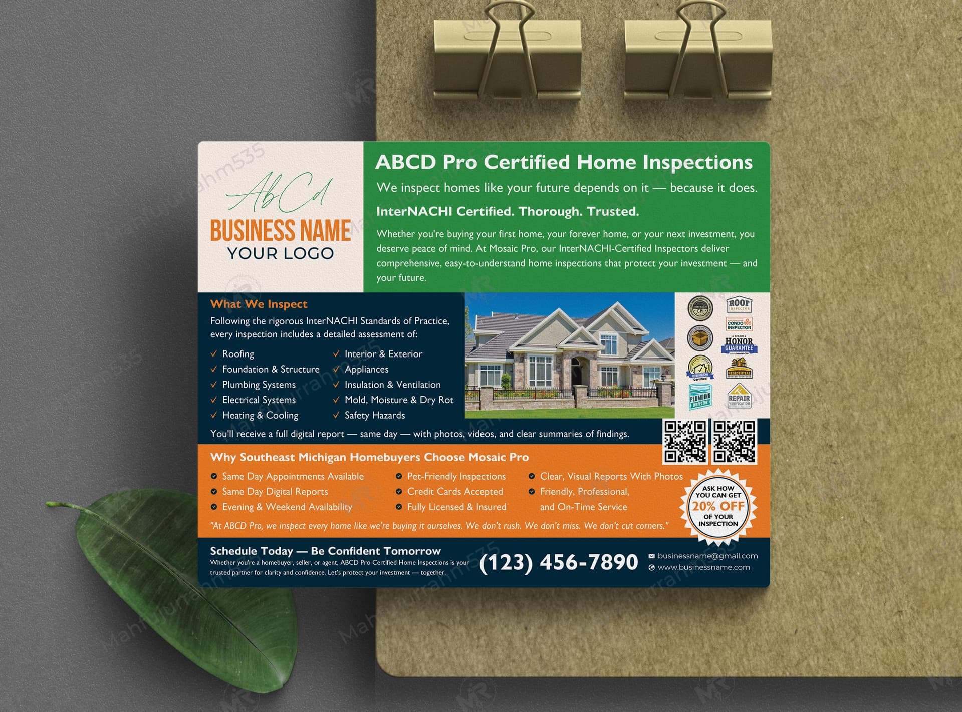 Home Inspection Professional Marketing Flyer Design Template Home Inspection Professional Marketing Flyer Design Template.jpg