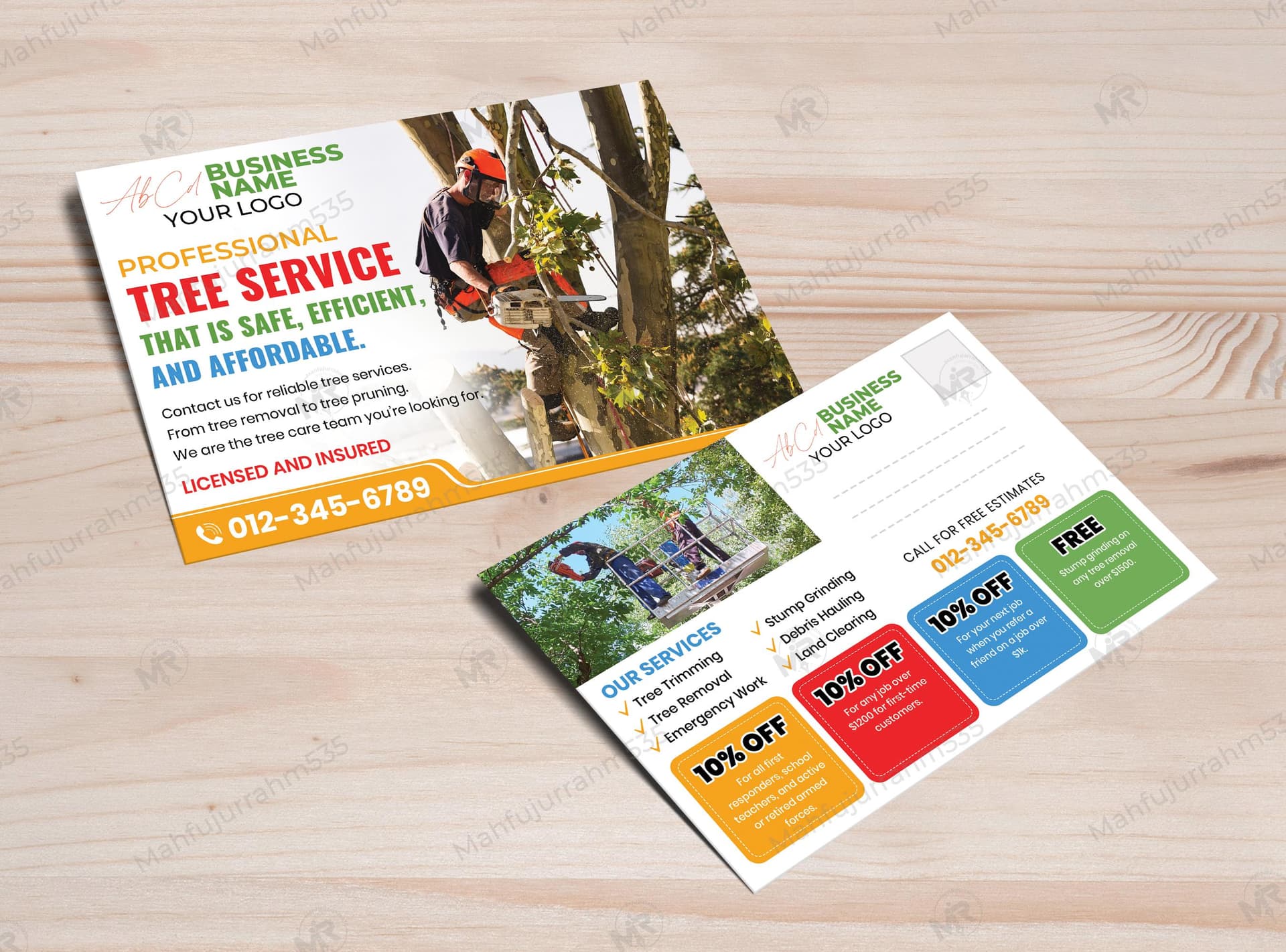 Tree Care Services Postcard Design Template – Professional and Affordable Landscape Solutions Tree Care Services Postcard Design Template â Professional and Affordable Landscape Solutions.jpg